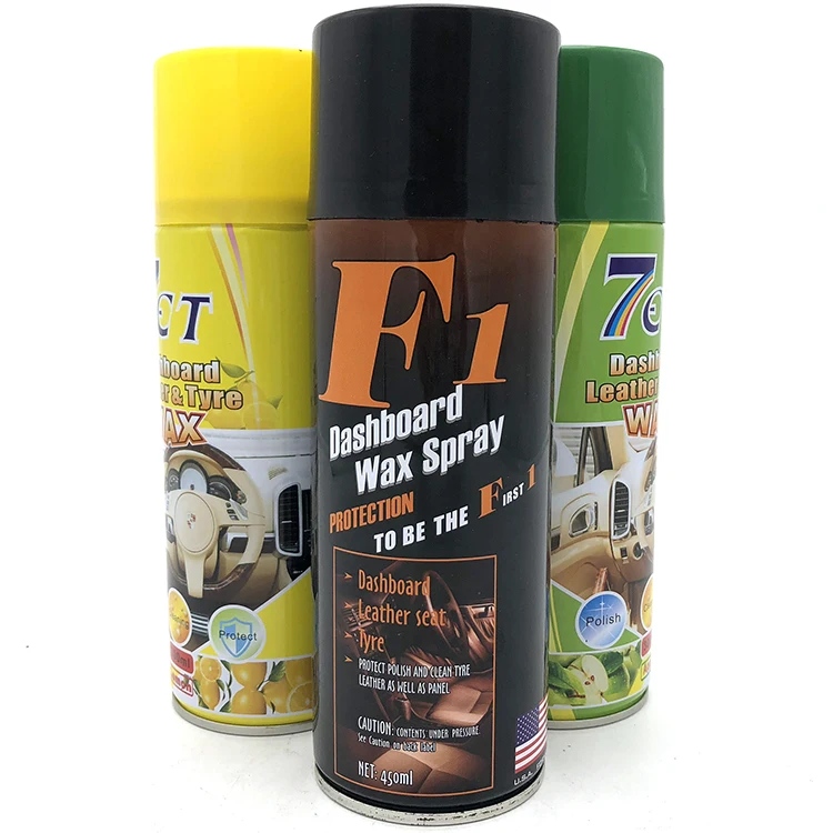 Восковой спрей для приборной панели, оптовая продажа с китайской фабрики и автомобильных аксессуаров, оптовая продажа кожаных и восковых материалов для приборной панели F1