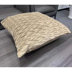 Wholesale removable quilted pillow cover sofa set furniture living room square sitting pillows NO 3
