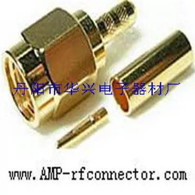 plug male crimp for RG174,RG316 LMR100 SMA crimp