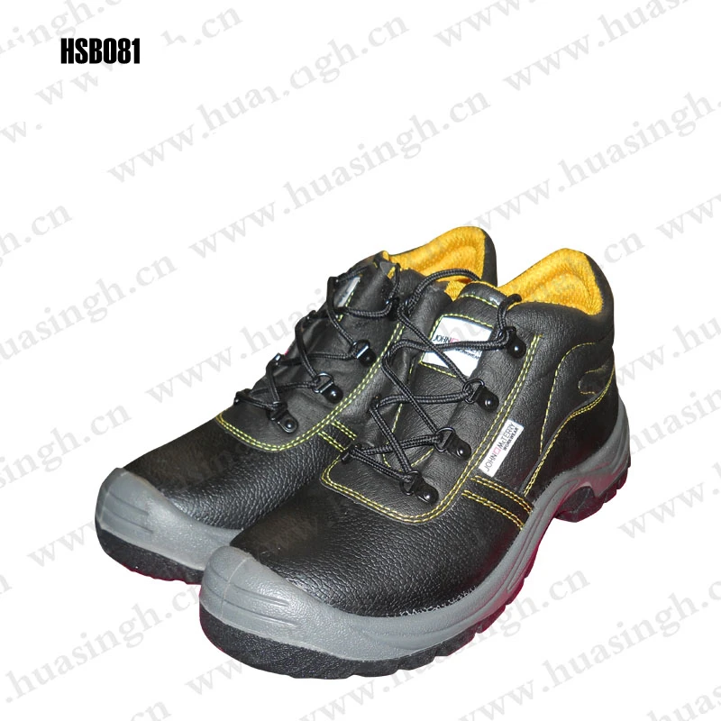 LXG, Heavy Casting Industry with Steel Toe Anti-puncture Safety Shoes Oil Resistant Lace-up Work Boots HSB081