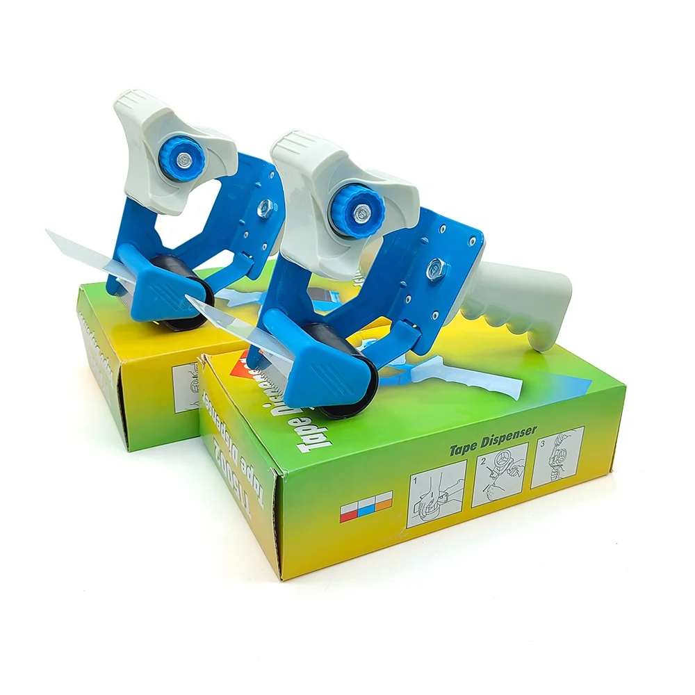 Офисный диспенсер для ленты на заказ, размер 48 мм, 2 дюйма, металлический резак для клейкой ленты, упаковочный дозатор для уплотнения