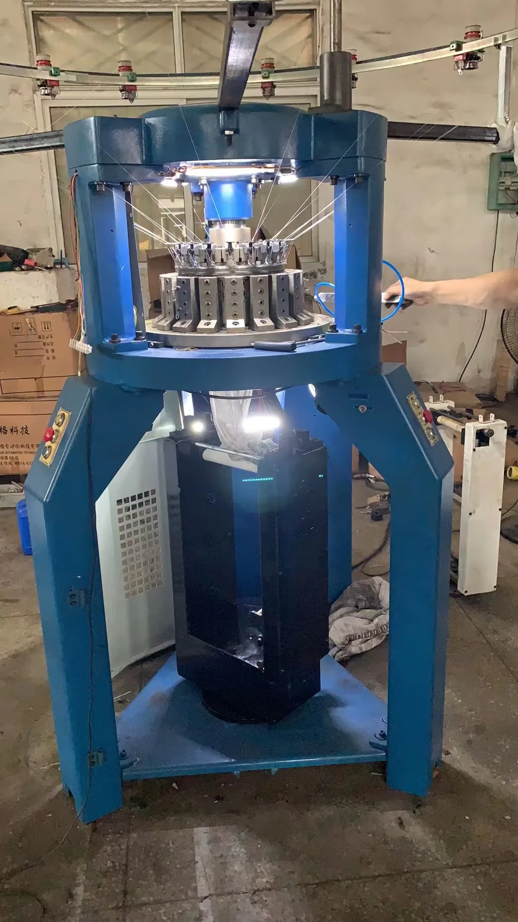 Huixing Textile Jersey Circular Knitting Machine High Speed Smart Machine