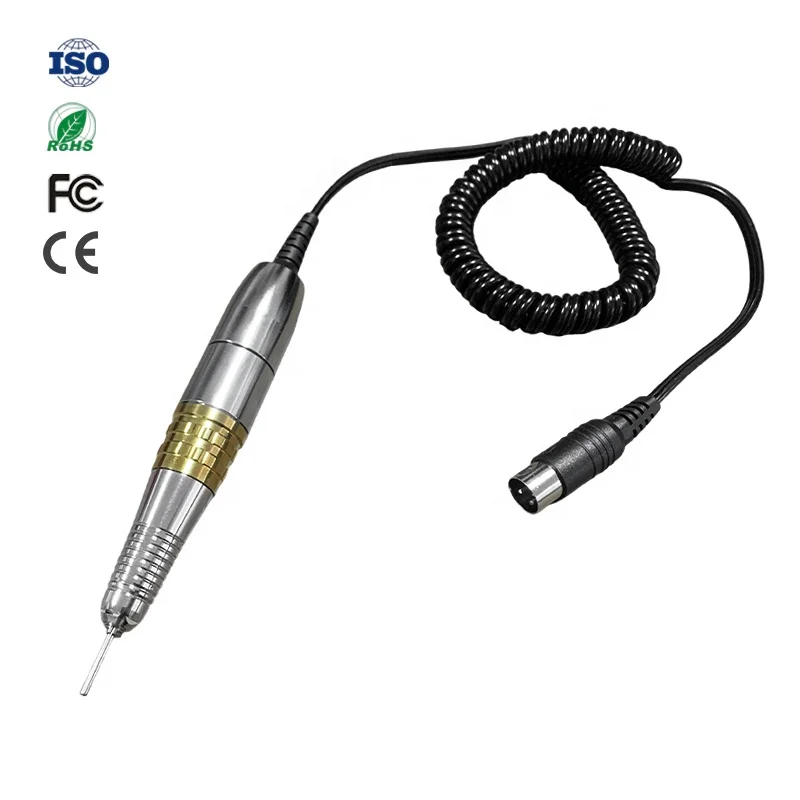 High Performance Metal G5 Manicure Nail Handle Brush 30000rpm Micromotor Handpiece for G5 UP200 Nail Drill 