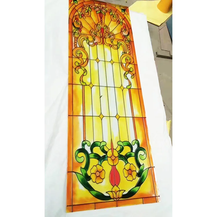 CNC Glass Painting Machine Solid Line Coloring Stained Glass Machine