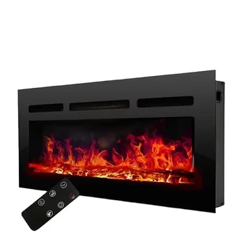 Modern Home Decorative  Wall Mounted with Flame Cheminee Electrique Electric Fireplace with Simulation Flame