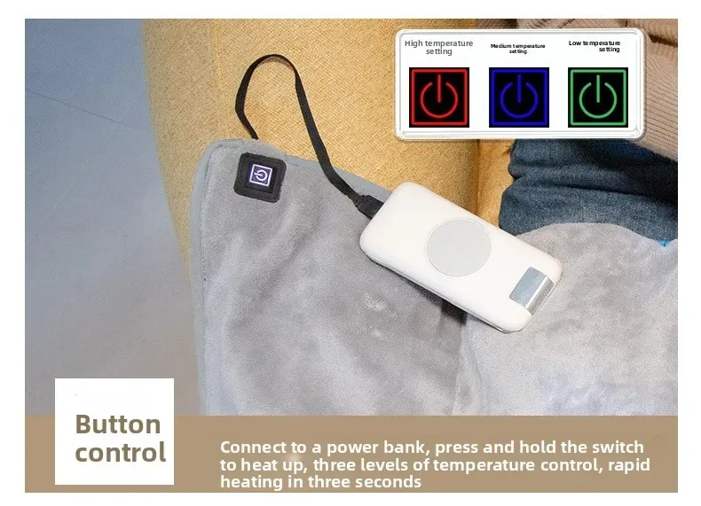 Usb Electric Heating Blanket, Cold Weather - detail 16