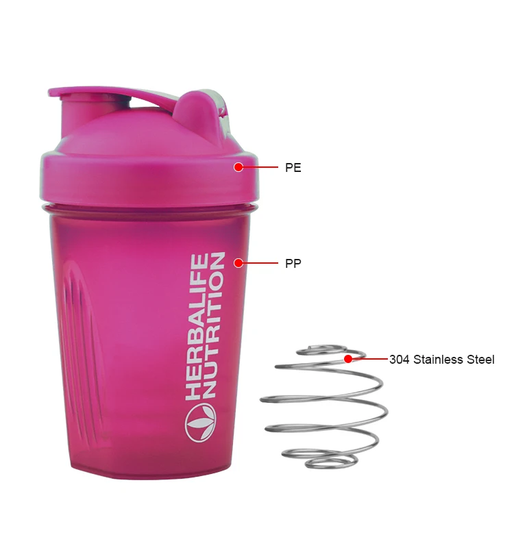 Wholesale gym fitness shaker bottle custom logo protein sports water bottle  botella de la coctelera