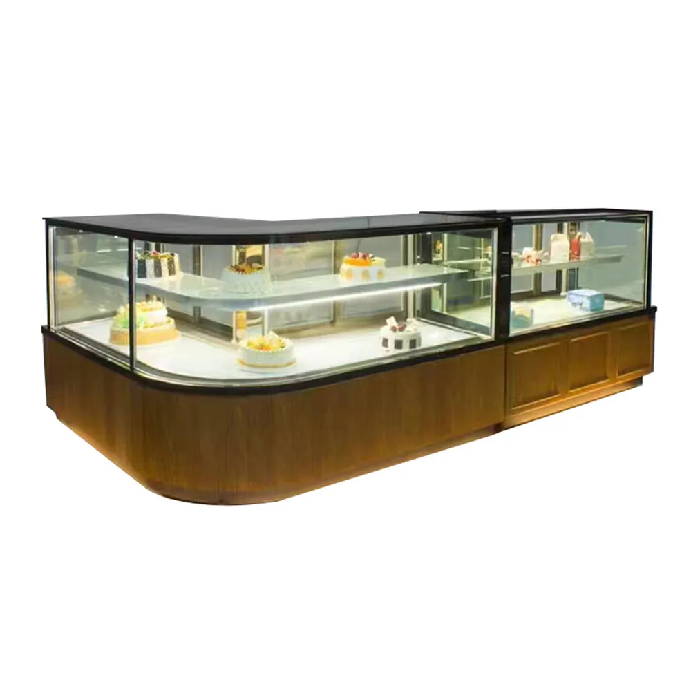 Витрина холодильного оборудования для магазина тортов, дисплей для розничного магазина