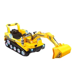 ITTL 2.4G RC Wholesale Kids Remote Control Excavator Electric Ride on Engineering Car Toy