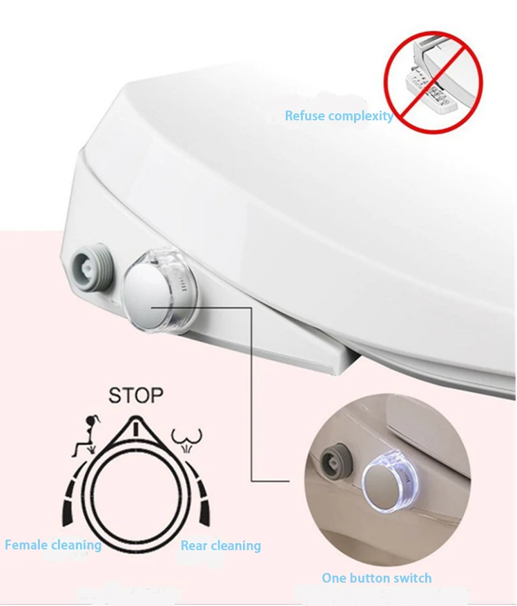 Easy Defecation Toilet Chair for Disabled for Elderly and Children and Pregnant Women Automatic Self-clean Toilet Seat