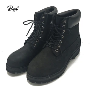 Whosale Nubuck Leather Platform Outdoor Goodyear Welt Man Boots
