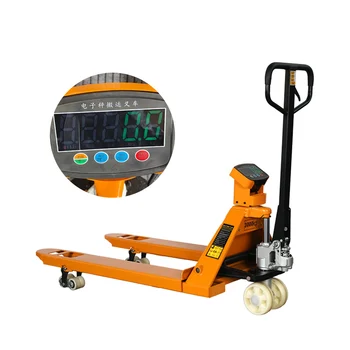 SYNGE Factory Direct Sale 2000kg/3Ton Pallet Jack Scale Electronic Forklift Weighing Scale Hand Pallet Truck Retail Restaurant