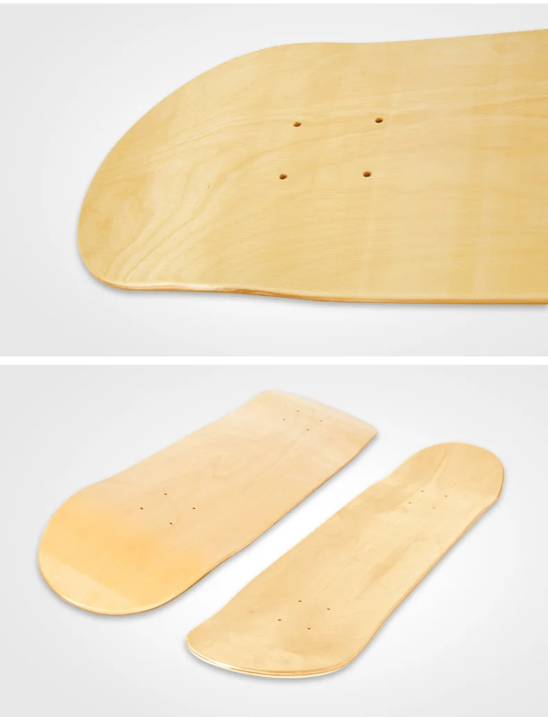 Wholesale Blank 31 * 8 Inch Deep Concave 7 Ply Maple Bulk Custom