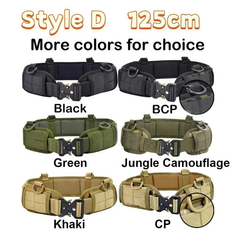 Premium Lightweight Multifunctional Training Tactical Security Duty Belts Flashlight Pouch Sets Utility Kit Belt Duty Belts