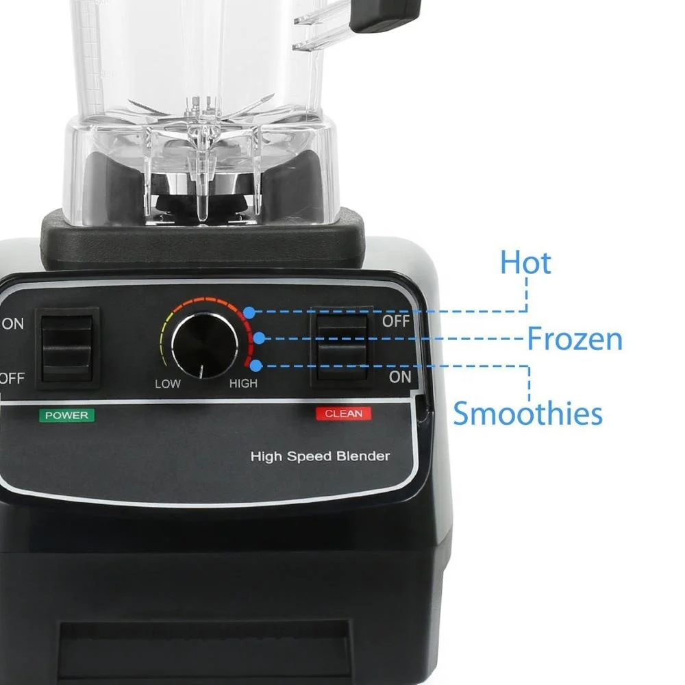 High Speed Mixing Powder Blender 1200w Smoothie Blender Professional Commercial Blender Bl 767