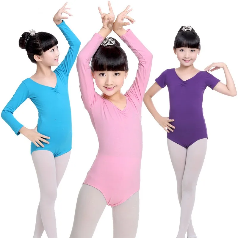 Qlan Girls Ballet Dance Body Body Ginnico Abbigliamento per la Danza Abbigliamento Sportivo