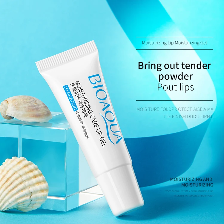 BIOAQUA Cosmetics Private Label 10g Lip Balm Scrub Lip Moisturizing Nourishing Smooth Exfoliating Cream Vegan Mint Lip Gel
