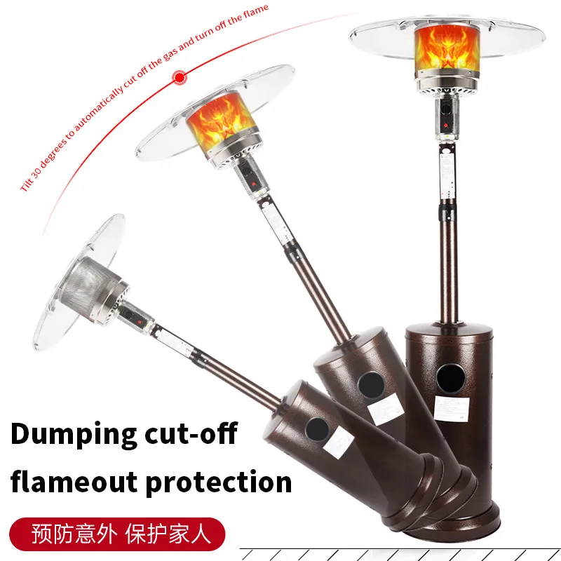 Patio Heater, Portable, Steel - detail 6