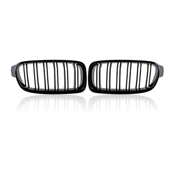 Premium quality 3 series F30 F35 2012-2019 ABS glossy black double line kidney front grille dual slat front grille for BMW