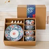 4 bowls+4 spoons+2 plates gift box