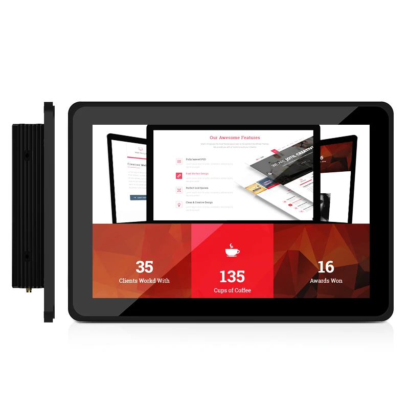Automation Equipment Program Rk3128 Fanless Design All in One Computer 7inch Android Tablet Pc Rs232 Wifi