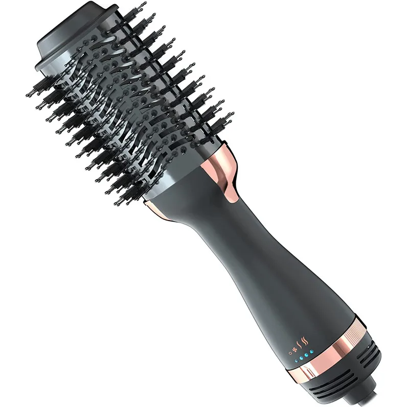 Rizar el pelo con un secador en espiral