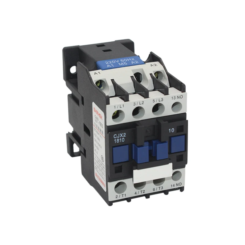 Contacteur AC 3 Pôles CJX2-1810 220V - Contact Normalement Ouvert Pointe Argentée