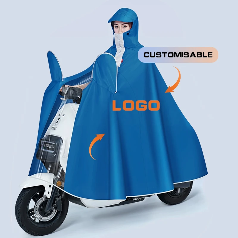 Pink oxford fabric material poncho bicycle waterproof long-distance travel raincoat motorcycle raincoat