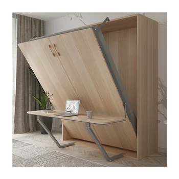 View of 2024 Custom Space Saving Wall Mounted Modern Transformable Folding Wall ...