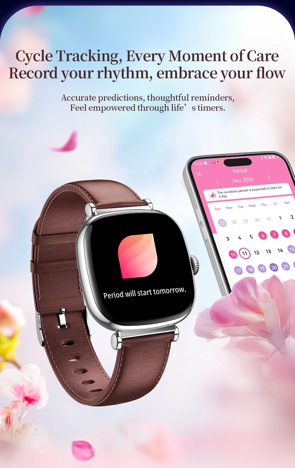 Chinese factory supplier supply  Sanvnet Women Health Smartwatch Kw269b 1.7inch Amoled Screen Bt Call Heart Rate Lady Fashion Smart Watch - Buy Women Health Smartwatch fashion Smart Watch amoled Smart Watch