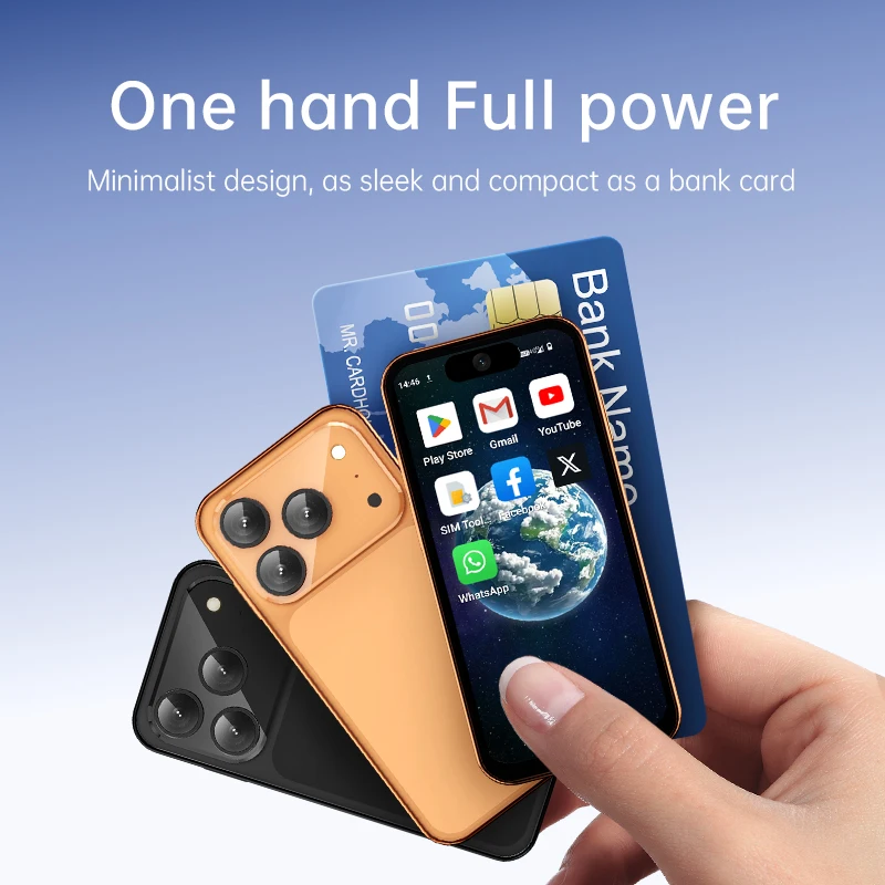 XS19 Pro Mini Phone 3.88 Inches Screen Android 12 Smart Phone 3GB