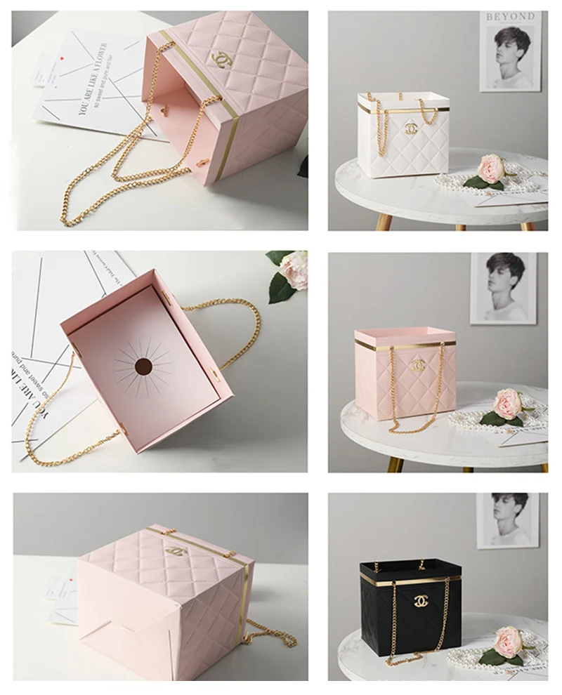 Fashion Luxury For Flowers Gift Boxes Wholesale Mom New Design Flower