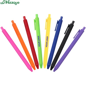 Multi-Color Orange Custom Sports Ballpoint Pen Cheap Plastic Personalized Logo Printing Cute Candy Great Personalized Gifts