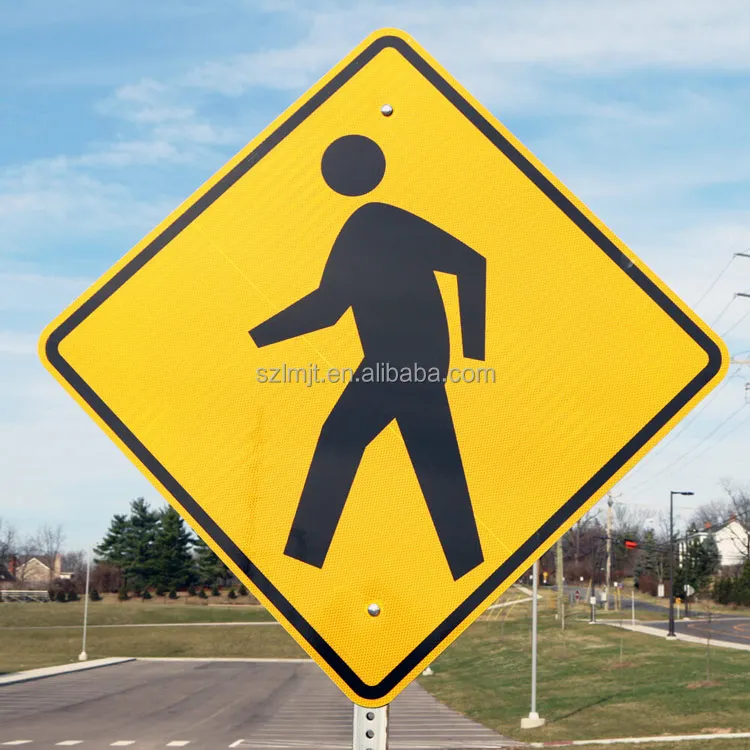 Factory 60*60cm Engineer Grade Reflective Traffic Sign Board for Road ...