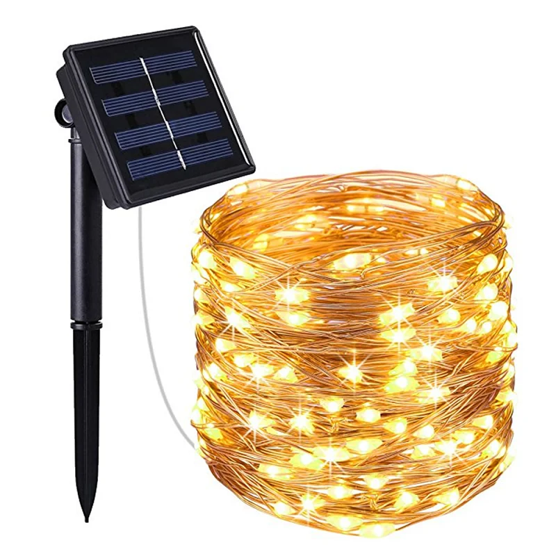 50m solar lights