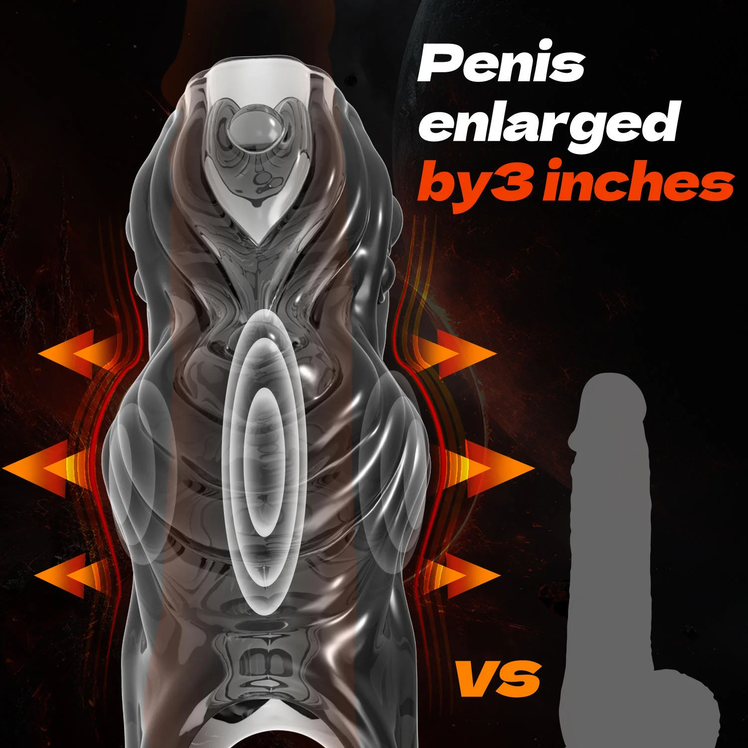 Black dildo condom Sex toy for male condoms adult sex toys