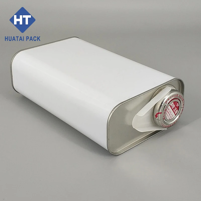 1L Empty Metal Tin Can for Food Grade Chemical Olive Oil Tin Can Motor Oil Tin Can