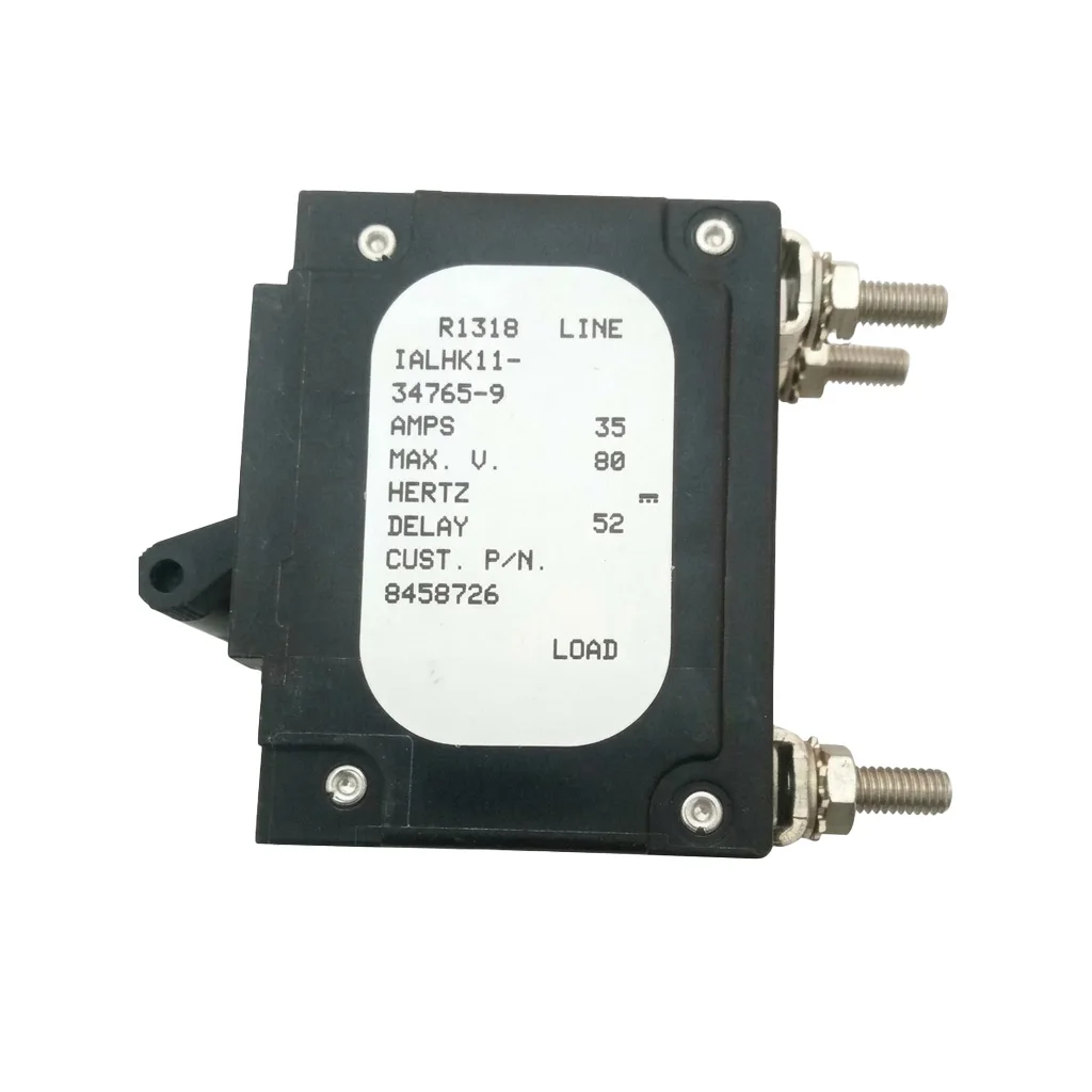 IALHK11-34765 Magnetic Hydraulic Circuit Breaker 2 Pole  Toggle Panel Mount Protector