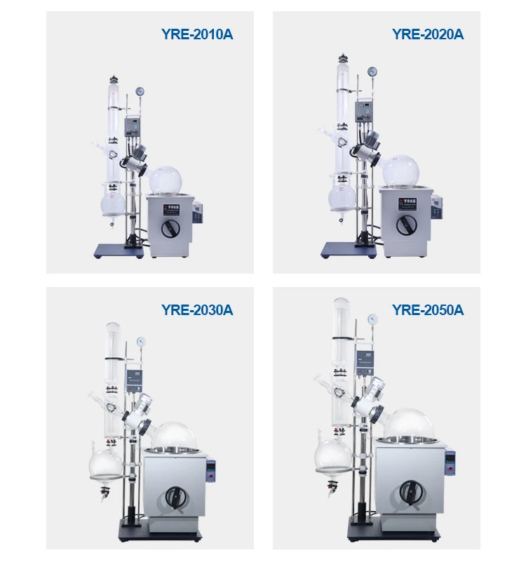 Factory price lab short path distillation 5L 10L 20L 50L essential oil extraction rotary evaporator