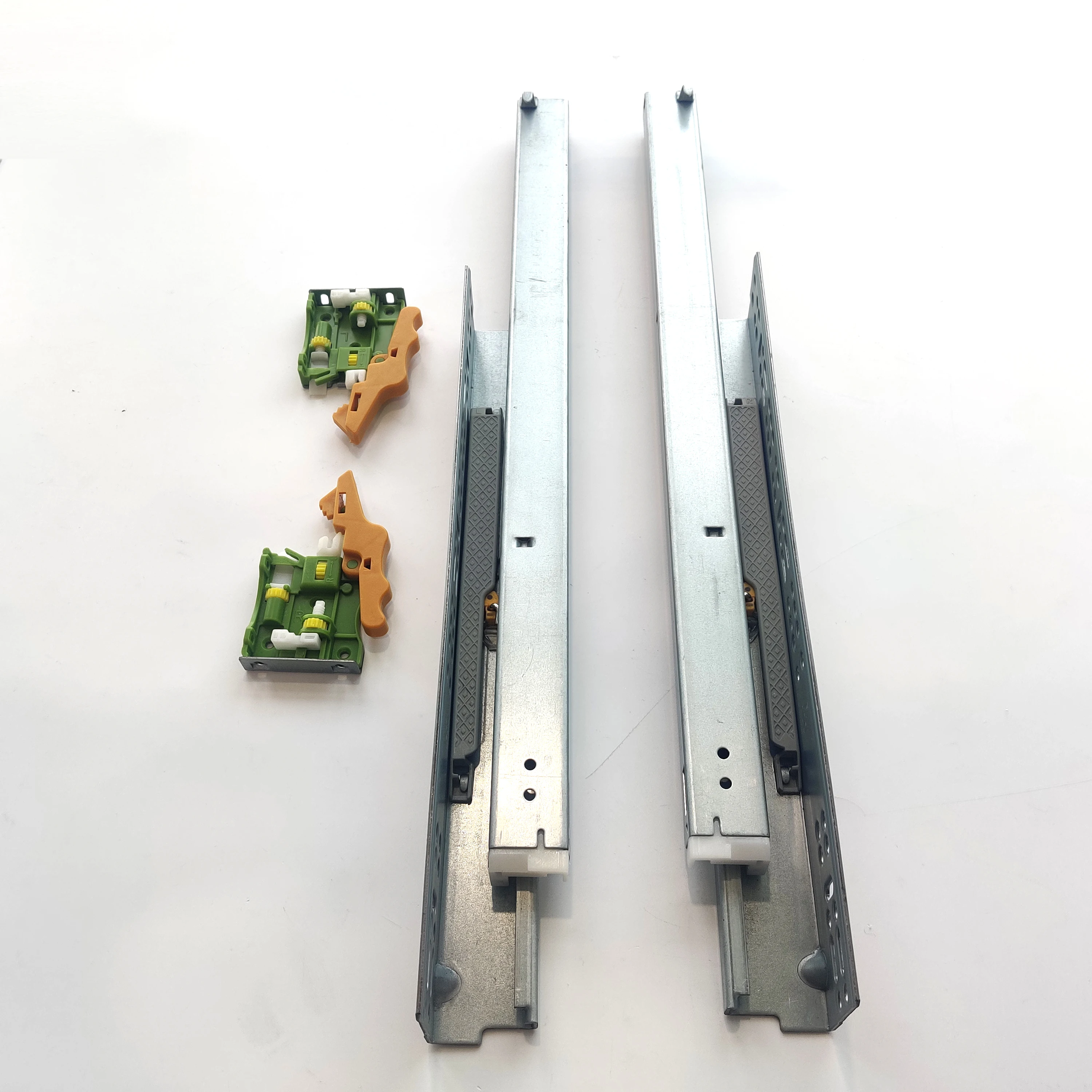 Heavy Duty Telescopic Undermount Drawer Slides Soft Close Concealed Slide Drawer Rails
