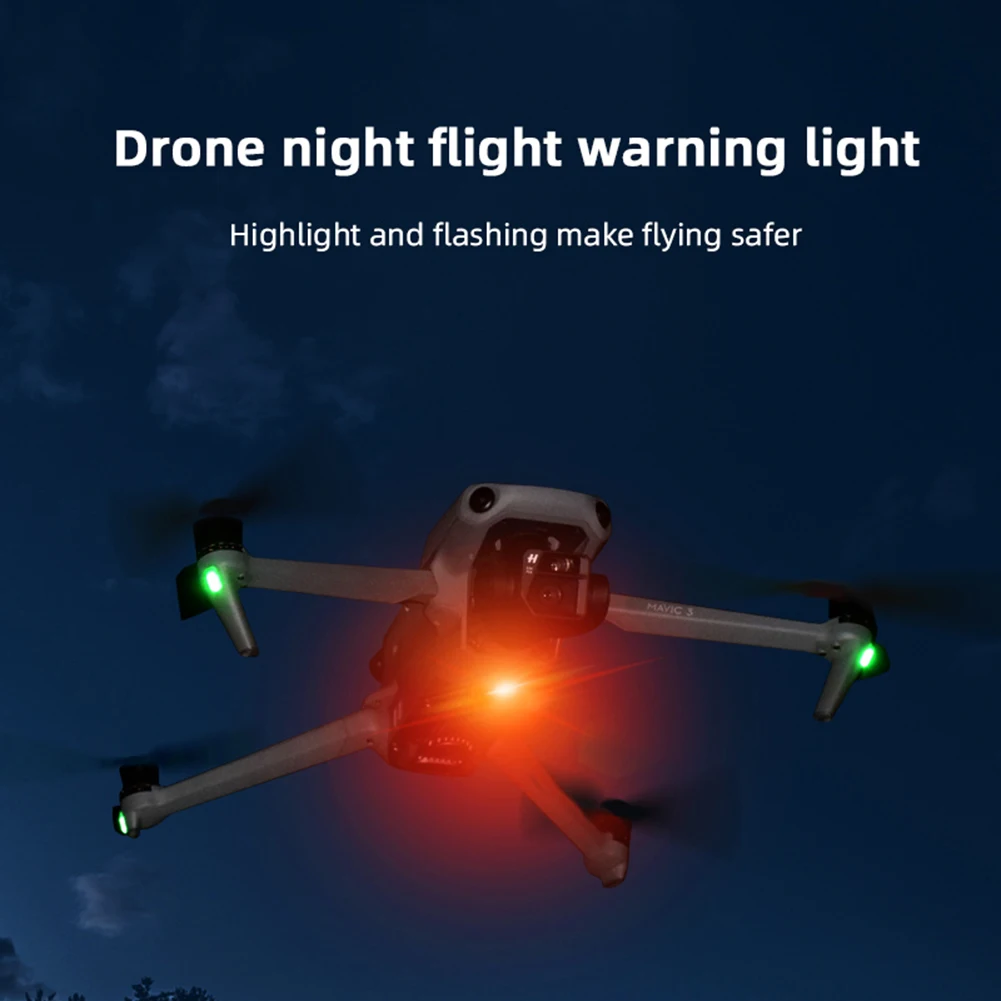 HOSHI Universal Drone Night Warning Lamp Strobe Light 3 Colors 9 Mode ...
