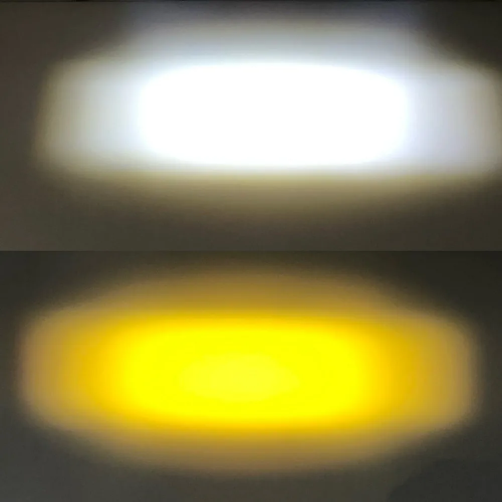 Newwind двойной цвет мини размер мотоцикл светодиодные вспомогательные Противотуманные фары высокой мощности 30 Вт, 12V 24V янтарный свет Прожектор для внедорожных квадроциклов автомобиля