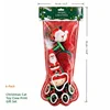 Coffret cadeau de jouets de Noël pour chat, motif empreinte de patte - Ensemble de 6 pièces - 3 rouges