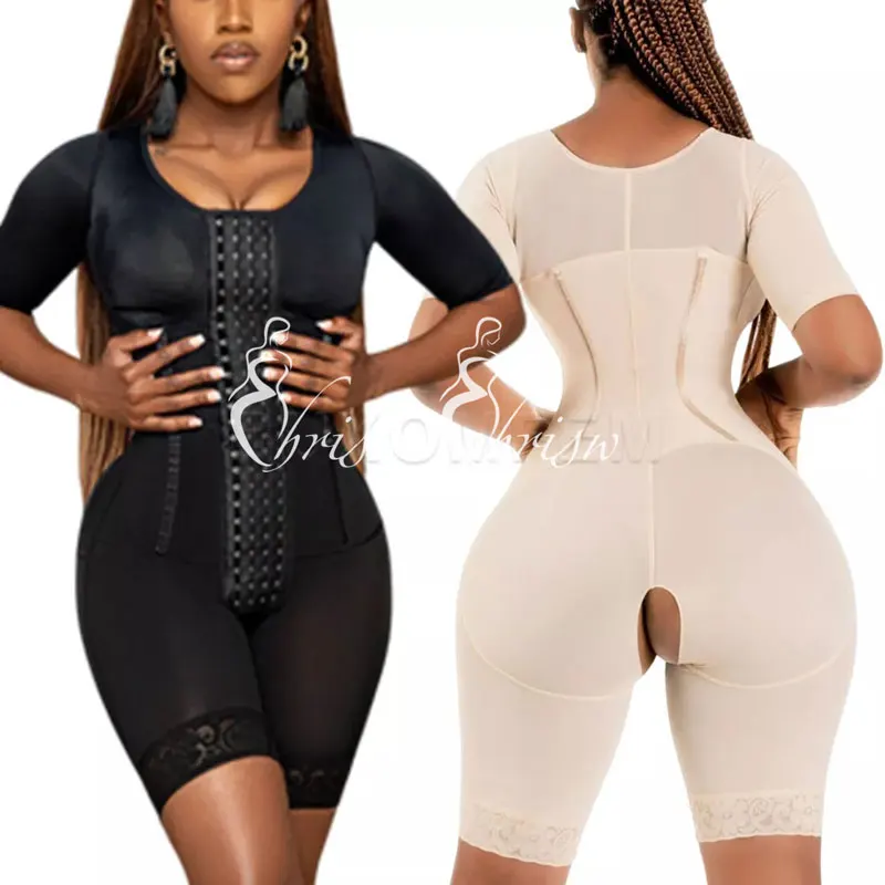 High Waist Tummy Control Shapewear - Colombian Fajas Body Shaper Girdle With Steel Bones, Butt Lifter (Sizes M-4XL)