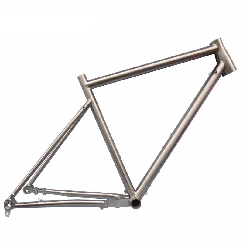 Titanium Alloy Gravel Bike Frame Disc Bicycle Support Customization