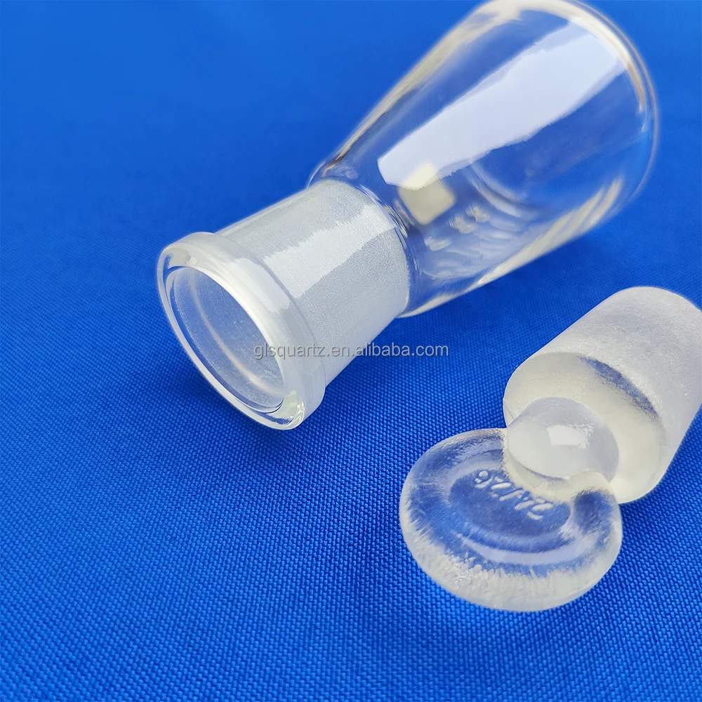 GLS Manufacture Lab Glassware Erlenmeyer Flask Borosilicate Glass Conical Flask With Stopper