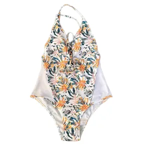 Wholesale Customization Girls Swimwear One Piece Swimwear Women Figure-Hugging Bikini for Women
