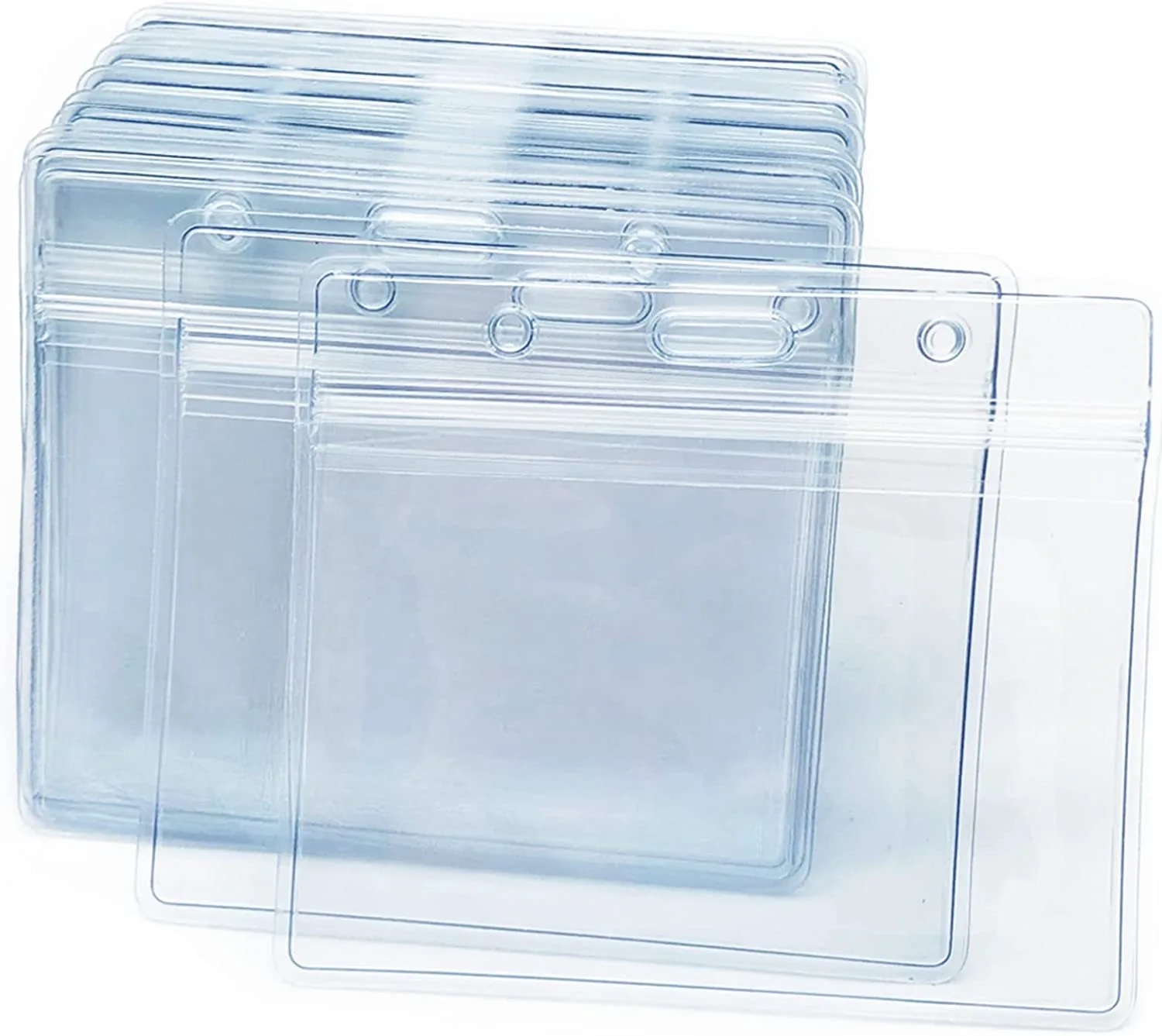 Waterproof Protector Cover Transparent Pvc Pop up ID Card Holder Wallet