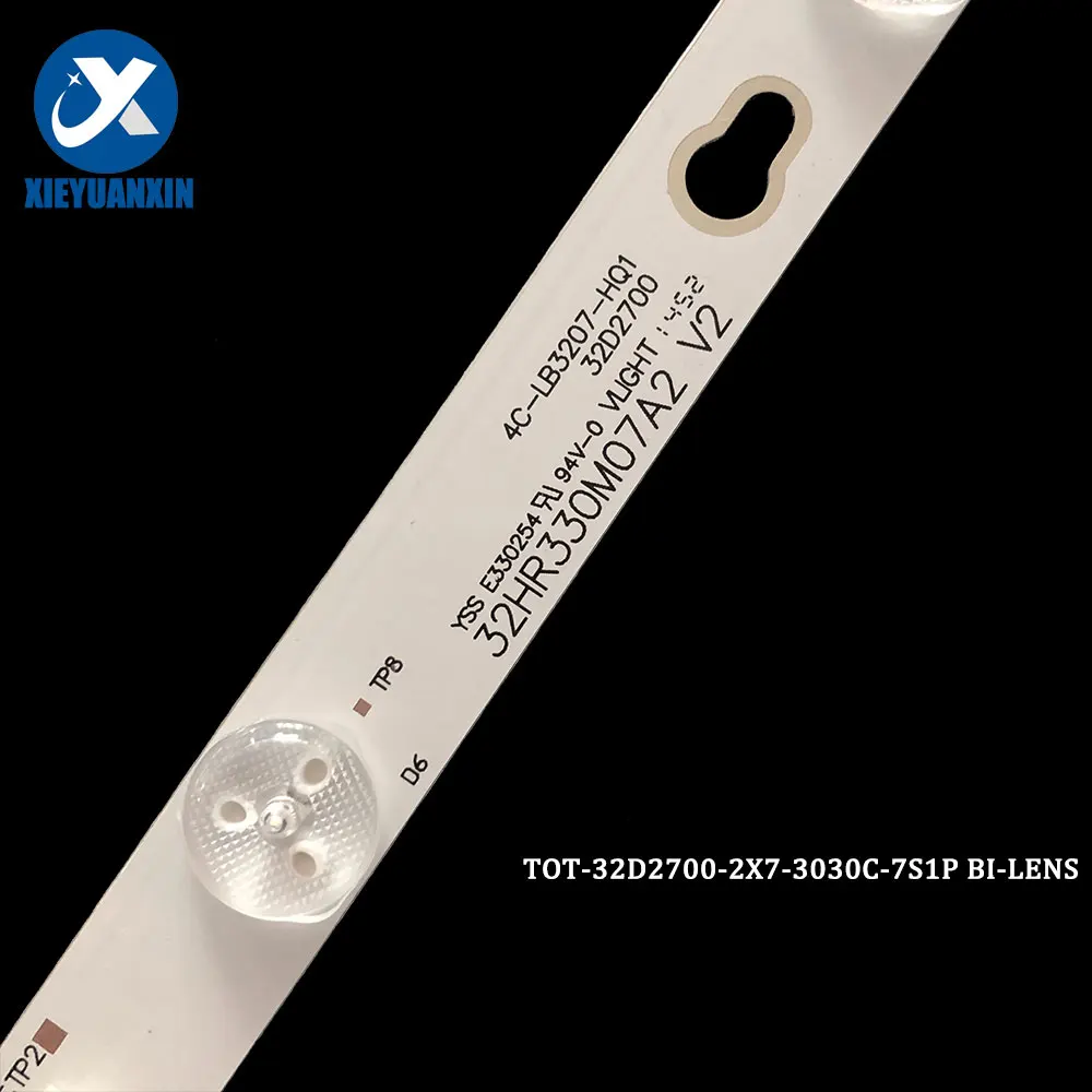 TCL 32인치 TV LED 백라이트 스트립 2개 세트, 600mm, 7 LED