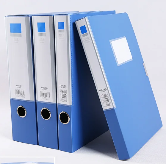 Офисная коробка для хранения данных формата А4, пластиковая коробка для хранения файлов 75 мм